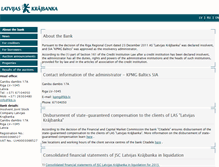 Tablet Screenshot of lkb.lv